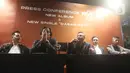 Suasana saat band Ungu meluncurkan album terbaru Self-titled di Gedung Sarinah, Jakarta, Selasa (6/9/2022). Peluncuran album terbaru ini juga menjadi pembuktian bagi Ungu, bahwa kelima anggotanya masih tetap kompak. (Liputan6.com/Herman Zakharia)