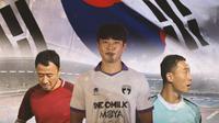 Ilustrasi - Yu Hyun Koo, Bae Sin-yong, Yoo Jae-Hoon (Bola.com/Adreanus Titus)