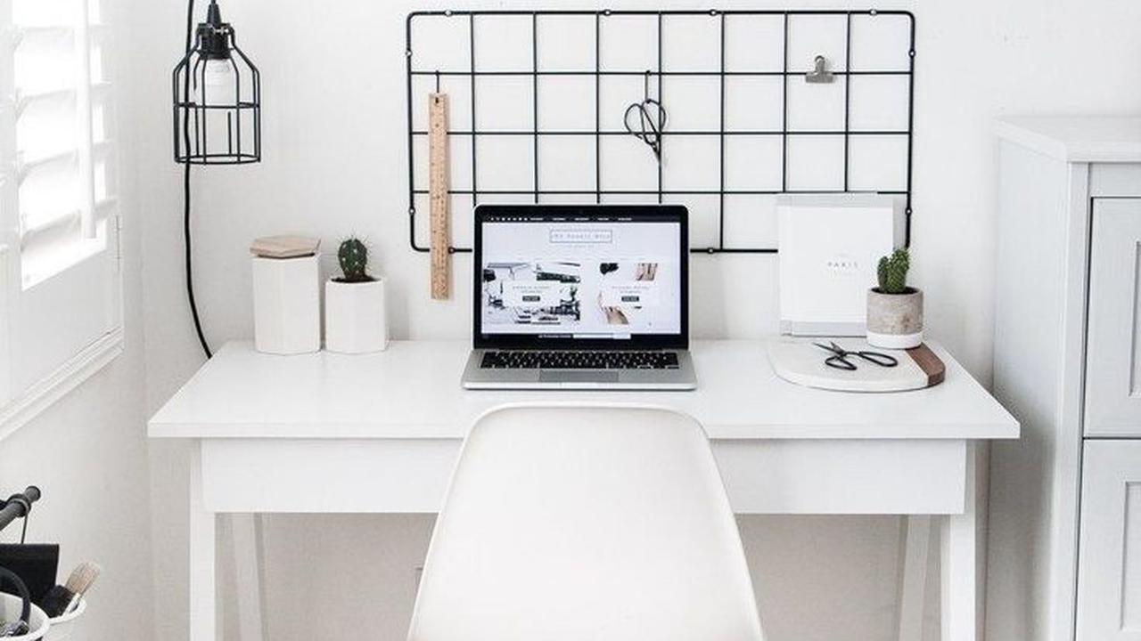 Inspirasi ruang kerja minimalis di dalam rumah