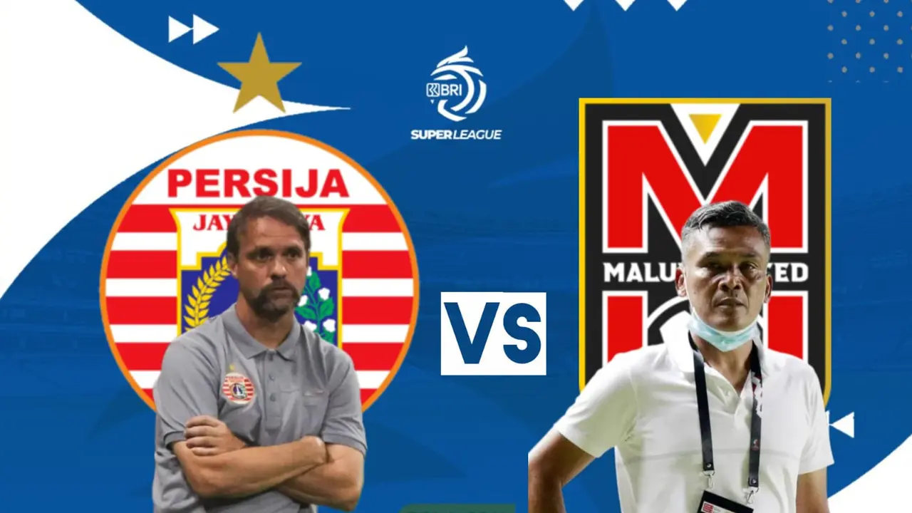 Duel Pelatih Persija Jakarta Vs Malut United