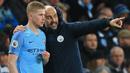Man City memiliki gelandang sensasional dalam tubuh Kevin de Bruyne. Umpannya yang luas dikombinasikan dengan visi dan eksekusinya yang luar biasa telah sangat membantu klub tersebut. Di bawah Guardiola, de Bruyne telah memainkan 245 laga dengan mencetak 58 gol dan 97 assist. (AFP/Lindsey Parnaby)