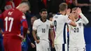 Inggris untuk sementara memimpin klasemen Grup C dengan tiga poin. (Alberto PIZZOLI/AFP)
