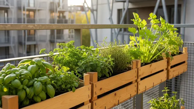 Kebun Sayur di Balkon Apartemen