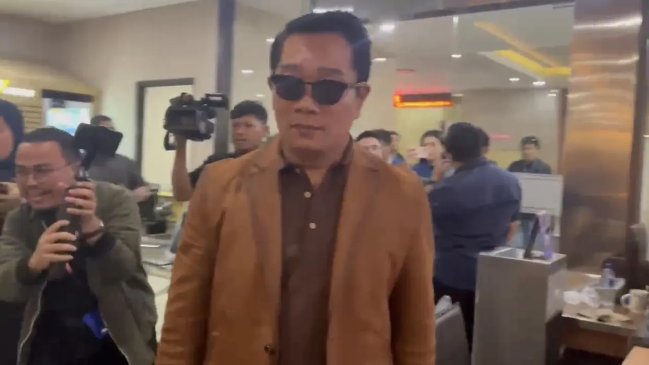 Ridwan Kamil Tiba di Bareskrim Polri untuk Jalani Tes DNA