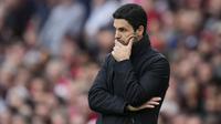 Hasil ini membuat skuad Mikel Arteta menetap di peringkat dua klasemen sementara. (AP Photo/Kirsty Wigglesworth)