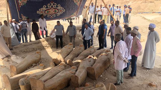 Ditemukan Awal 2019 30 Peti Mumi Berusia 3 000 Tahun Dibuka Di Mesir Global Liputan6 Com