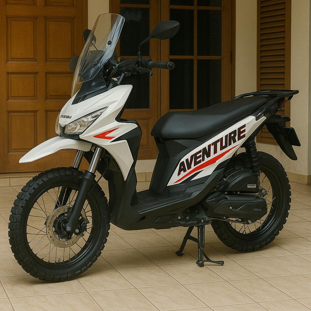 Honda Beat gaya adventure atau trail