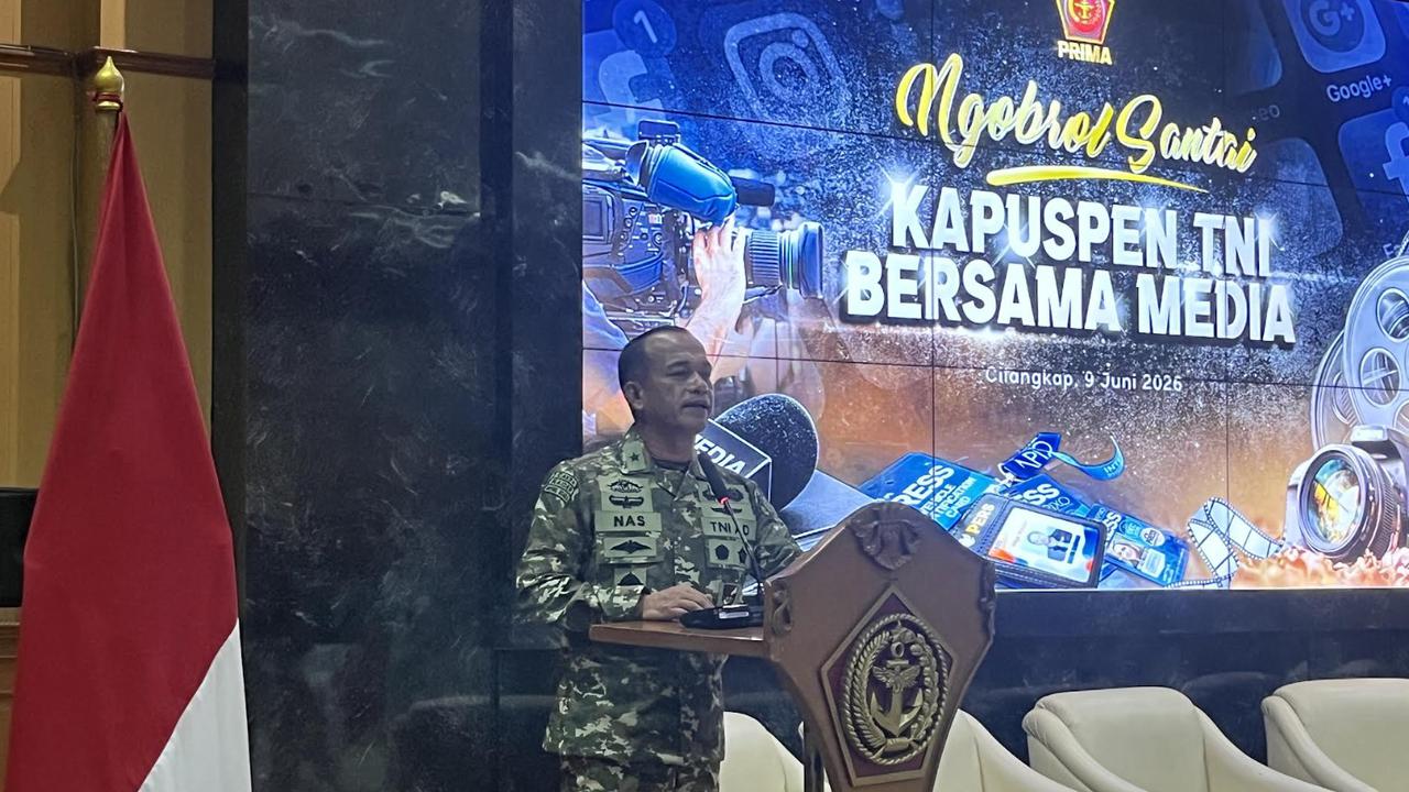 Kapuspen TNI Ajak Media Perkuat Kolaborasi Hadapi Hoaks dan Disinformasi