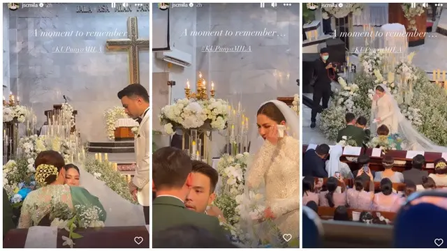 6 Momen Pernikahan Jessica Mila dan Yakup Hasibuan, Berlangsung Khidmat