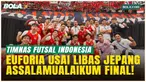 Pemain Timnas Futsal Indonesia Kompak Nyanyikan Lagu Kemenangan dengan La Grande Indonesia!