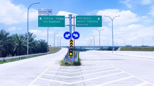 Ruas Tol Tebing Tinggi-Indrapura