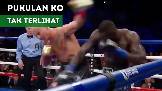 Berita video pukulan KO petinju Amerika Serikat, Deontay Wilder, yang tak terlihat di ring tinju. Pukulan KO ini untuk petinju Polandia, Artur Szpilka.