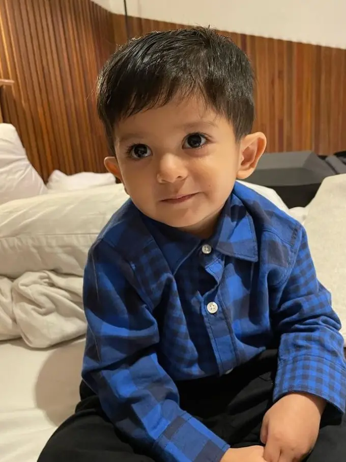 Potret Baihaqqi Syaki Ramadhan memiliki bulu mata yang lentik (Sumber: Instagram/nadyamustikarahayu)