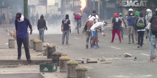 Unjuk Rasa Antipemerintah di Venezuela Semakin Memanas