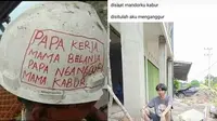 Pantun ala kuli bangunan (Sumber: Twitter/DuniaKuli)