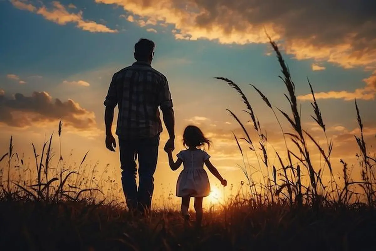 Ayah dan Anak. (foto: Pinterest/Freepik).
