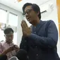 Andre Taulany memberikan keterangan pers terkait  ucapannya di sebuah stasiun televisi yang dinilai menghina Nabi Muhammad SAW di kantor MUI, Jakarta, Sabtu (4/5/2019). Andre meminta masyarakat untuk membuka pintu maaf atas kesalahan-kesalahan yang diperbuatnya. (merdeka.com/Imam Buhori)