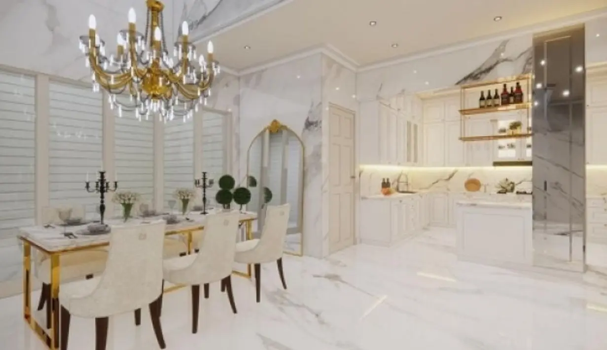 Desain interiornya dikonsep minimalis tapi menggunakan perabot berkualitas. [Instagram @angellelga]