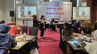 Pelatihan Membaca Nyaring yang diselenggarakan Perpustakaan Nasional bekerja sama dengan Dinas Kearsipan dan Perpustakaan Provinsi Jawa Tengah, Selasa (28/5/2024). (Liputan6.com/ Dok Ist)