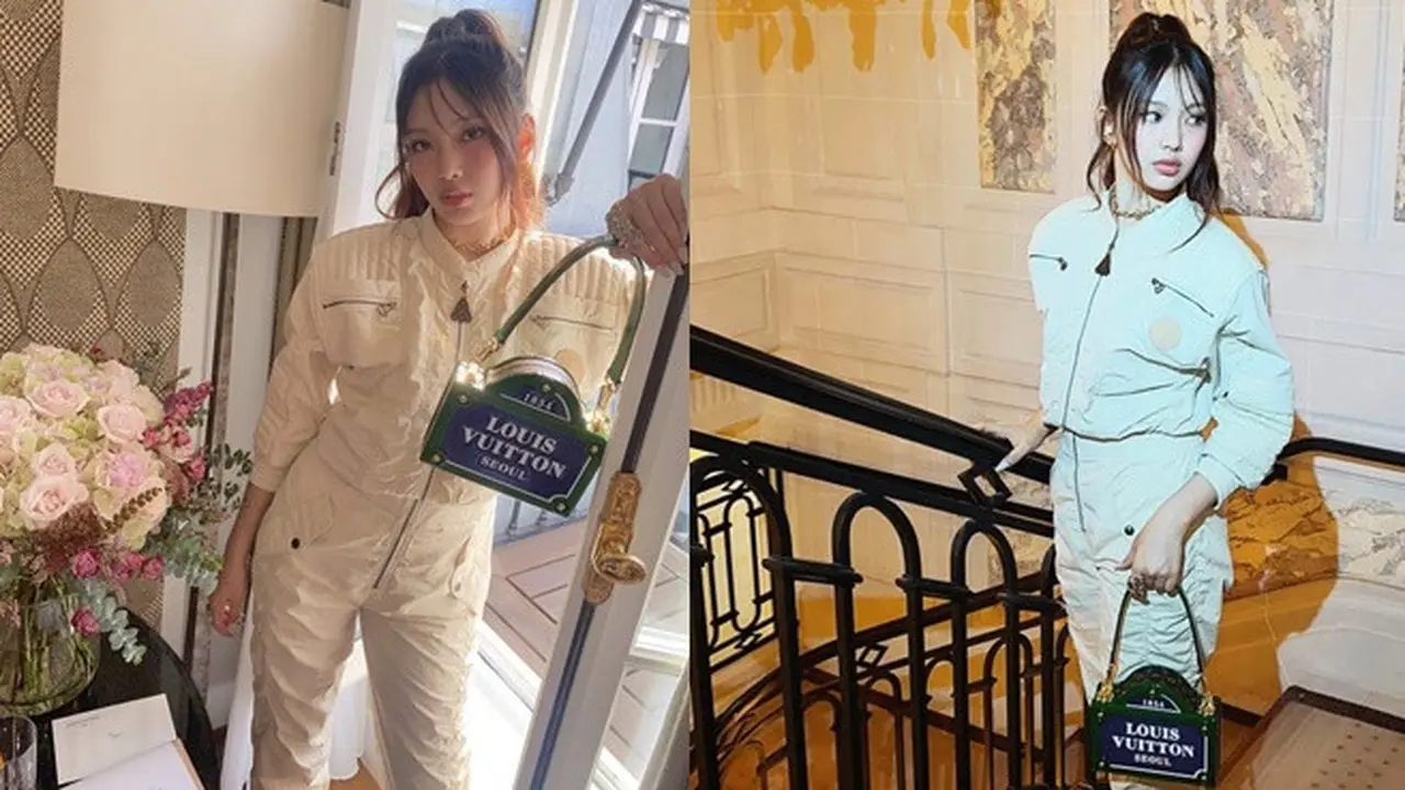 Hyein NewJeans Bergaya Serba Louis Vuitton Dipuji bak Model, Warganet: Auranya Luar Biasa