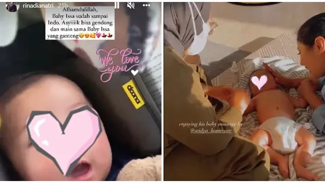 Baby Izz Genap 4 Bulan, Ini 6 Momen Nikita Willy dan Indra Pulang ke Indonesia