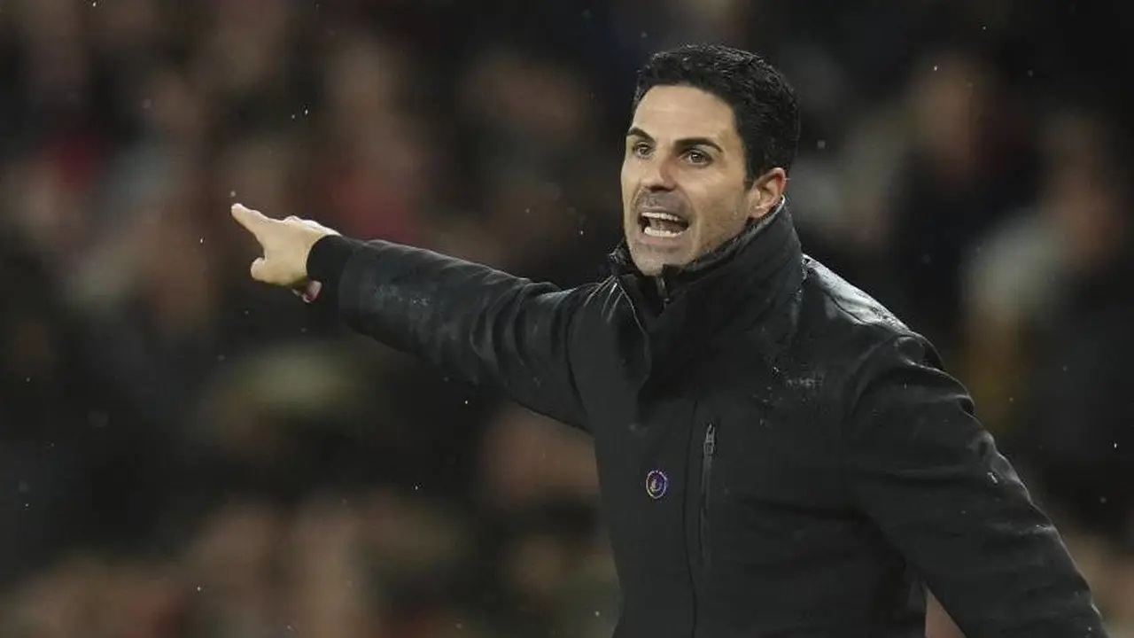Manajer Arsenal Mikel Arteta. (c) AP Photo/Kirsty Wigglesworth