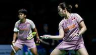 Ganda putri Indonesia Rachel Allessya Rose/Meilysa Trias Puspitasari lolos ke babak 16 besar&nbsp;German Open 2025 usai mengalahkan&nbsp;Nicole Gonzales Chan/Lin Chih-Chun dari Chinese Taipei. Rachel/Meilysa menang rubber game 18-21, 21-11, dan 22-20 di Westenergie Sporthalle, Selasa (25/2). (PBSI/Badmintonphoto/Yang Shaochen)