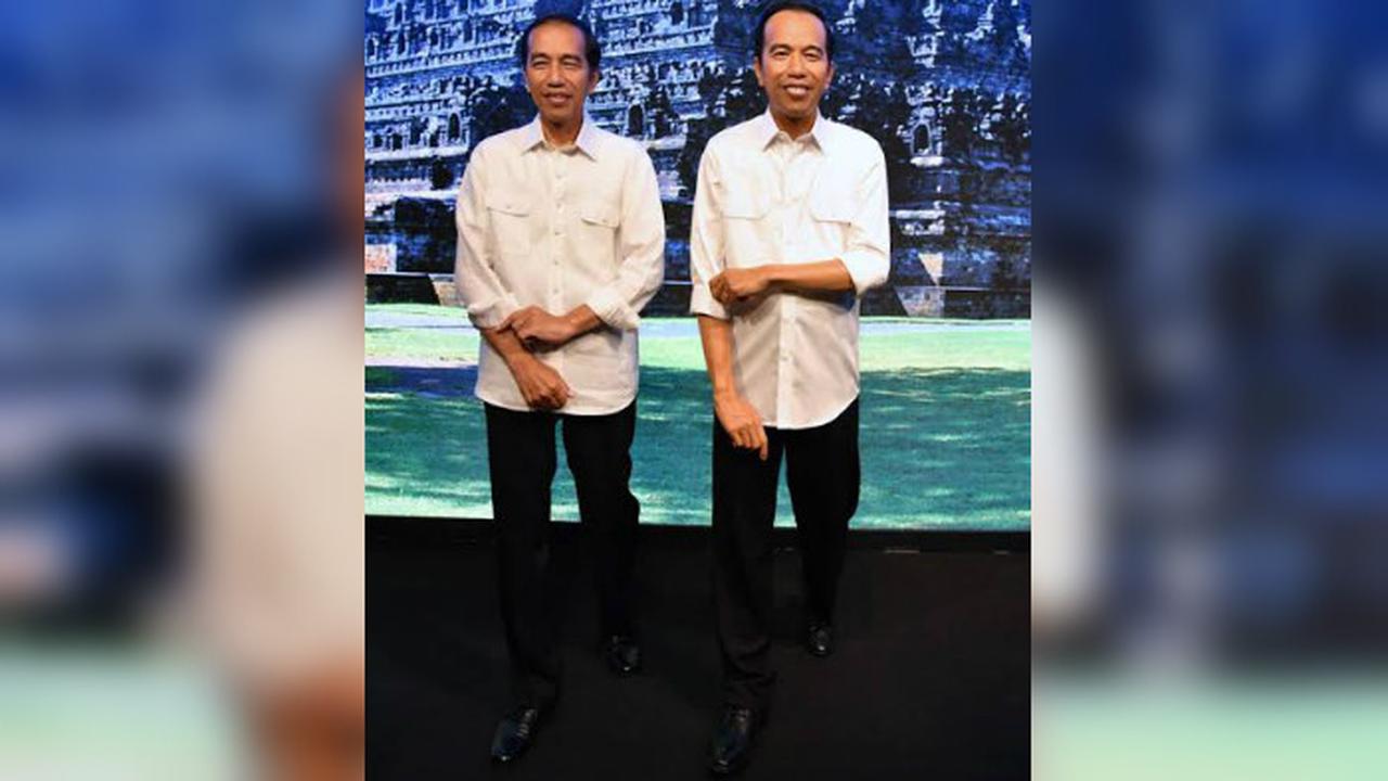 Patung lilin Presiden Jokowi