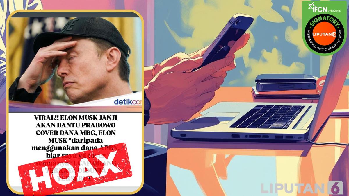 Cek Fakta: Tidak Benar Elon Musk Berjanji akan Talangi Seluruh Dana MBG