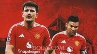 Manchester United - Harry Maguire, Casemiro (Bola.com/Adreanus Titus)