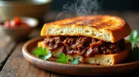 Resep Toast Rendang, Roti Panggang Isi Daging yang Gurih