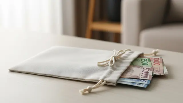 Model Amplop Lebaran Pouch Serut yang Cantik dan Antimainstream/Gemini AI