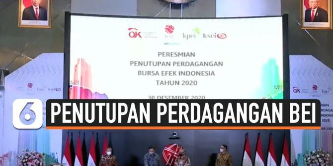VIDEO: Perdagangan Bursa Efek Indonesia Tahun 2020 ditutup dengan Capaian Positif