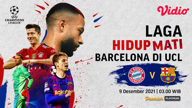 Link Live Streaming Big Match Liga Champions : Bayern Munchen Vs Barcelona di Vidio