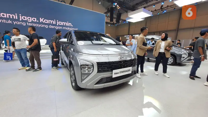 Hyundai Stargazer di GIIAS 2024. (Liputan6.com/Arief Aszhari)