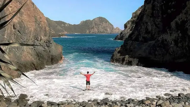 Objek wisata Pantai Telawas, dekat dari Gunung Prabu di Lombok Tengah