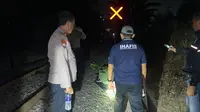 Pria di Bandar Lampung Tewas Mengenaskan Tertabrak Kereta Api