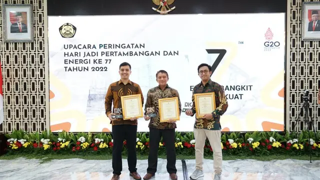 PT Pertamina Geothermal Energy (PGE) meraih 3 penghargaan Dharma Karya Energi dan Sumber Daya Mineral (ESDM).