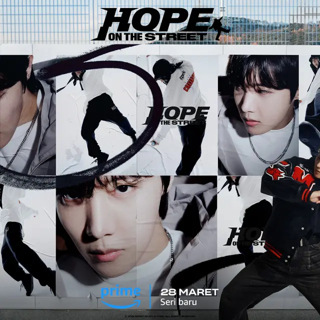 Serial dokumenter J-Hope "Hope On The Street" tayang 28 Maret 2024. [Foto: Prime Video]