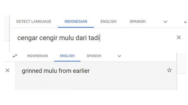 Google translate indonesia ke inggris dan sebaliknya disebut