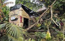 Bus AKAP Tabrak Rumah Warga di Polewali Mandar, 6 Orang Terluka