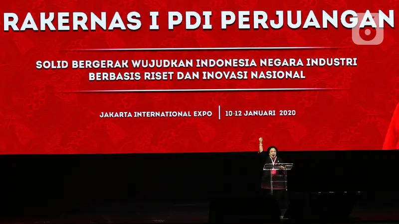 Jokowi - Ma'ruf Hadiri Pembukaan Rakernas PDIP