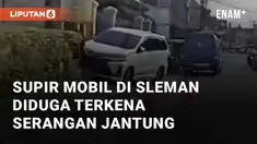 Sebuah mobil putih ditemukan di depan ATM kampus FE UII Concat. Selasa (2/7/2024). Pengemudinya diduga terkena serangan jantung dan sudah menepi sejak jam 06 pagi