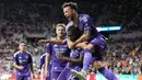 Situasi diperparah setelah Tyrese Spicer mencetak gol pada menit injury time yang membuat Orlando City menang comeback 4-3 atas Inter Miami. (AFP/Calvin Hernandez)