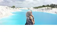 Danau Kaolin, Belitung. (Sumber Foto: ndtryn_/Instagram)