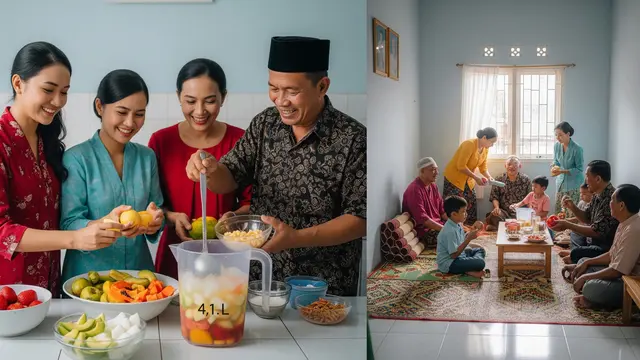 Es Buah Campur untuk Sajian Meja Tengah