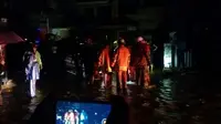 Banjir di Bandung akibat luapan Sungai Citepus, Jalan Pagarsih, Kelurahan Cibadak, Astana Anyar, Kota Bandung