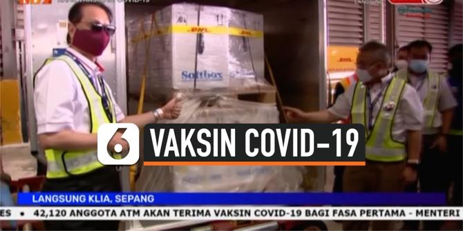 VIDEO: Gelombang Pertama Vaksin Covid-19 Pfizer Tiba di Malaysia