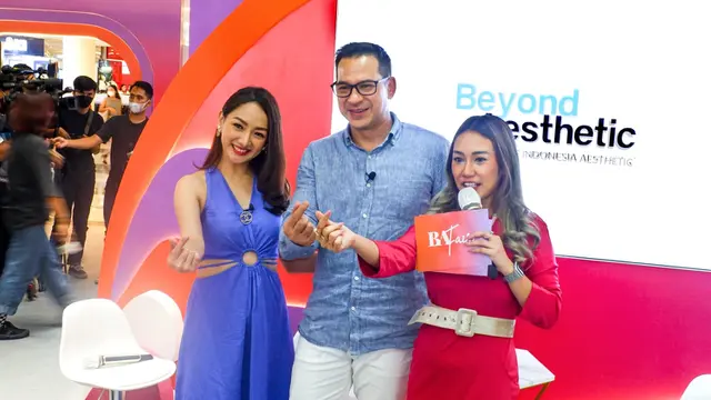 CEO Beyond Aesthetic Alice Callista with Arie Wibowo n MC Michico Farahdiba