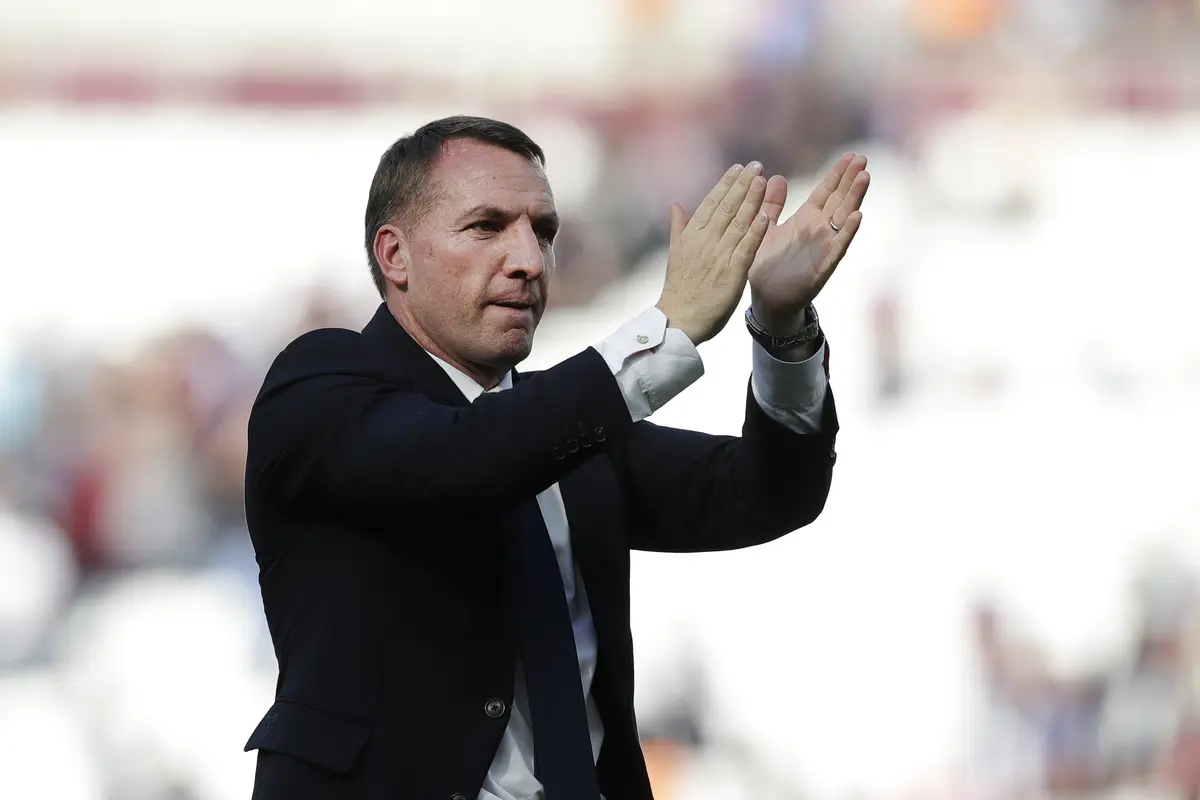 Manajer Leicester City, Brendan Rodgers.